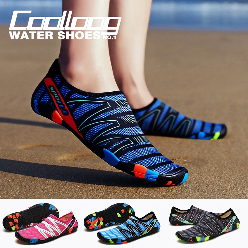 Sepatu Pantai / Water Shoes Bahan Karet / Anti Licin / Unisex / Musim Panas / Sepatu Olahraga Air
