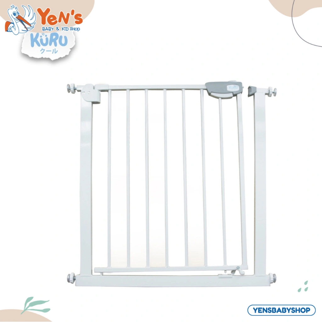 Pagar Bayi Safety Pintu Pembatas Tangga Tinggi 76cm I Baby Gate KURU