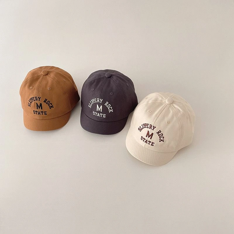 Babywill.Id 1-2 Tahun | Topi Anak Tulisan M State | Topi Baseball Anak Keren Premium Aksesoris Anak