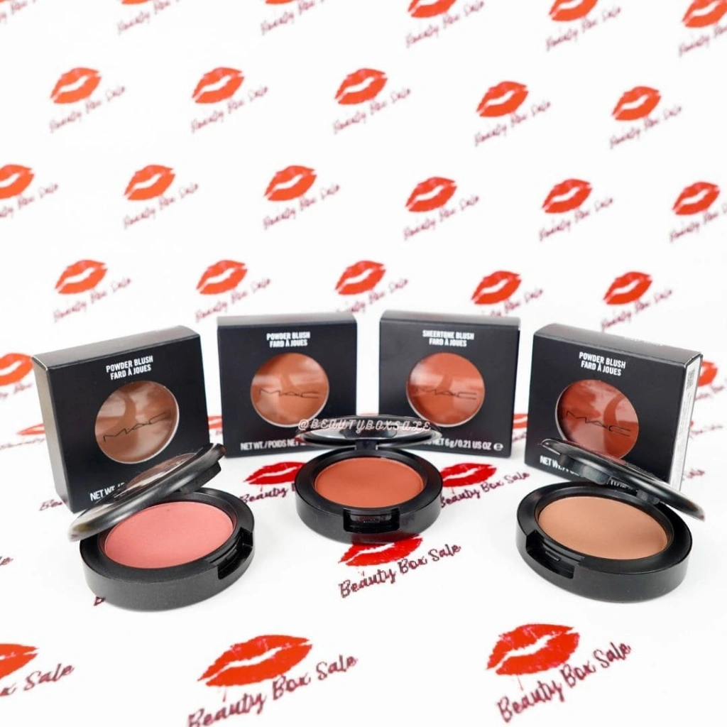 READY STOCK! M*C blush on melba / peaches /fleur powder KODE:0405
