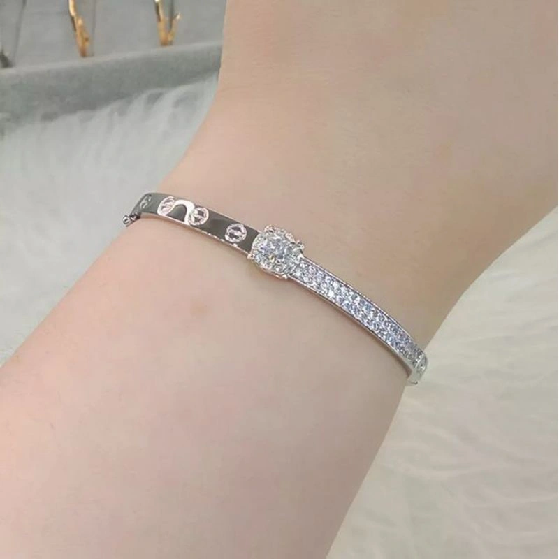 La Vienne - Whitney - Gelang Bangle Titanium Wanita Anti Karat - Perhiasan Perempuan Elegan Mewah