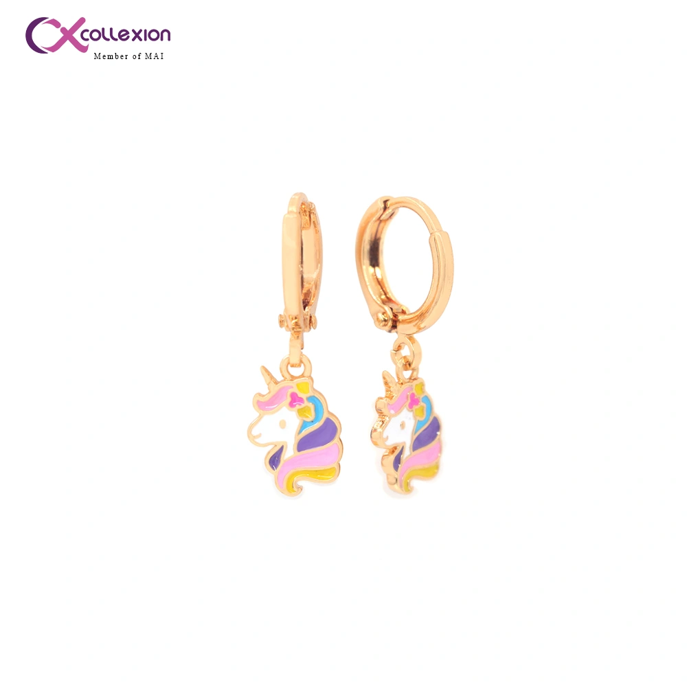 Collexion Unicorn Series Perhiasan Anting Gelang Kalung Anak Lapis Emas Gold Plated Titanium Jewellery