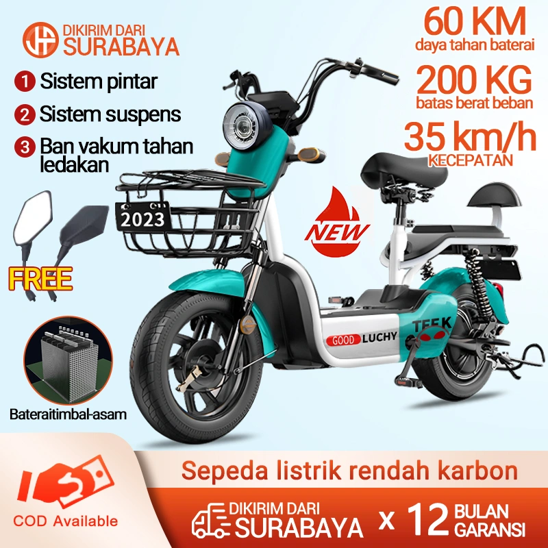 Terbaru Sepeda Listrik Sepeda Listrik Motor 48V Sepeda Listrik Premium Mewah