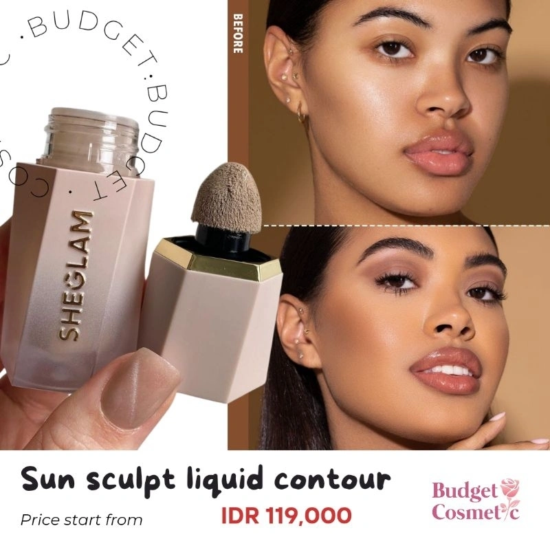 [PASTI ORI] contour SHEGLAM SUN SCULPT LIQUID CONTOUR DUPE ELF HALO GLOW BEAUTY WAND CHARLOTTE LIGHT WAND