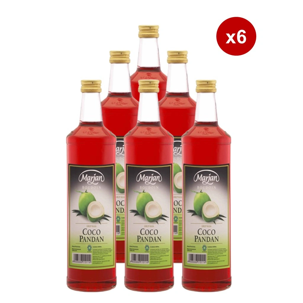 Marjan Boudoin Syrup Cocopandan 460ml x6