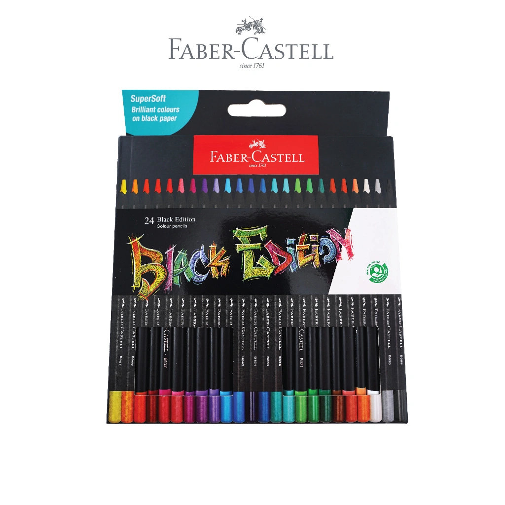 Faber-Castell Pensil Warna Black Edition Colour Pencils Series
