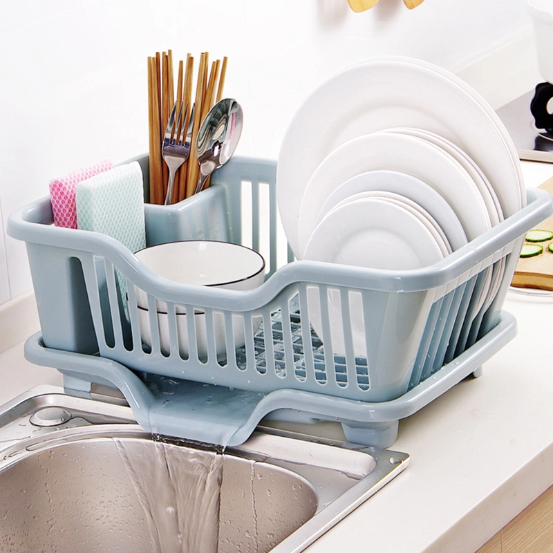 Rak Piring Dapur Penyimpanan Rak Pengering Piring Rak Mangkuk Piring – Praktis