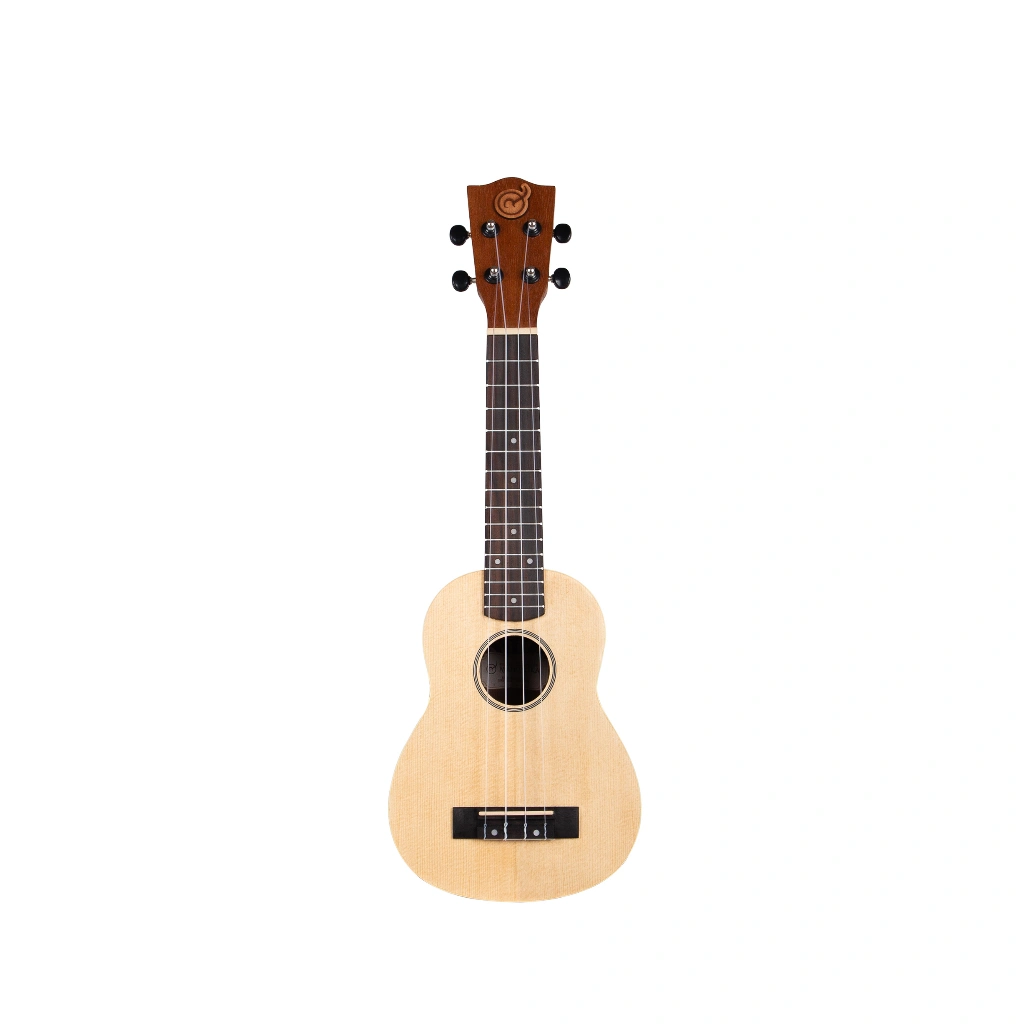 Ukulele Soprano Mandalika Natural UKV2-21 NT Include Softcase, Senar Cadangan, Pick, Sertifikat