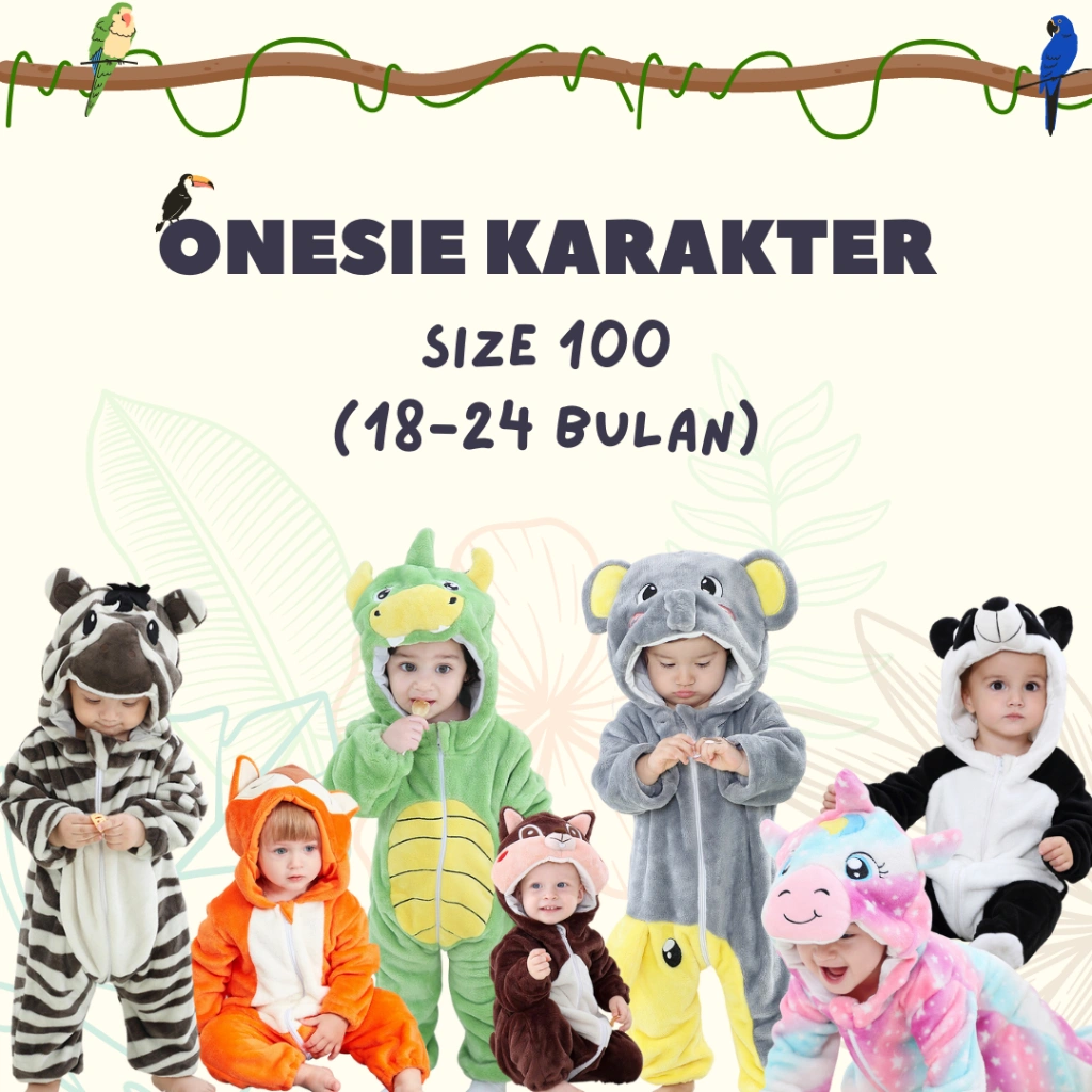 BABYPOTATO (18-24bulan) Onesie Karakter Kostum Anak Bayi Lucu Size 100