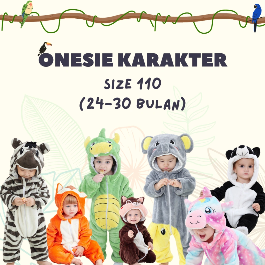 BABYPOTATO (24-30bulan) Onesie Karakter Kostum Anak Bayi Lucu Size 110