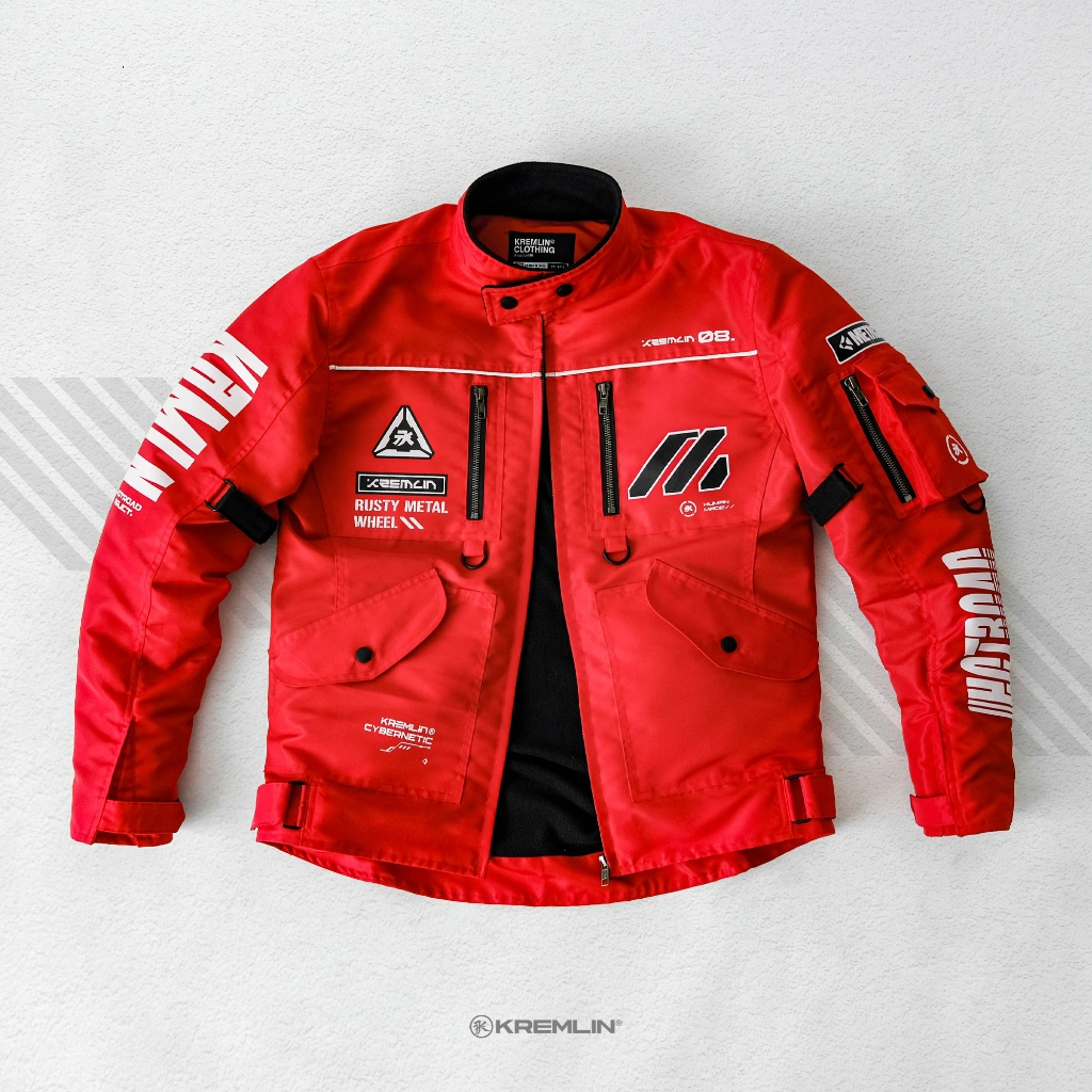 KREMLIN Red Jacket Biker Cyber Motor - METACRUSH