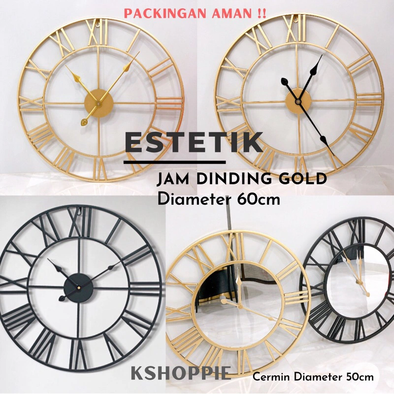READY STOCK JAM DINDING GOLD JAM DINDING MEWAH JAM DINDING ROMAWI