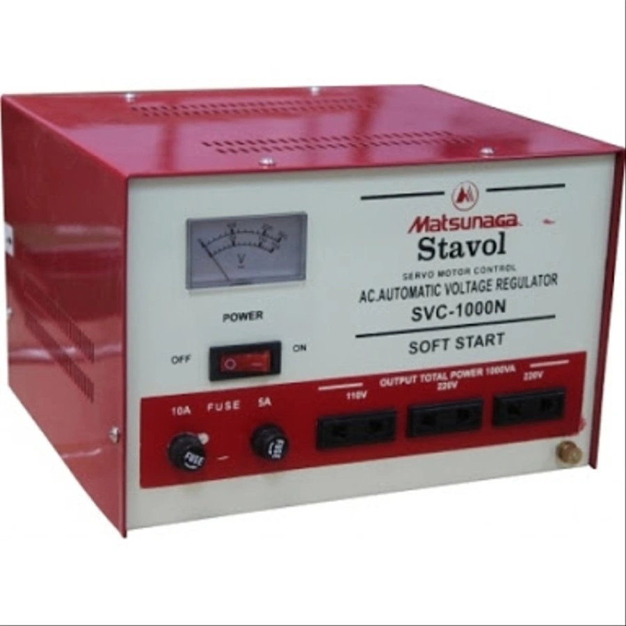 STABILIZER MATSUNAGA 1000 WATT - STAVOL SVC-1000N - MATSUNAGA 1000VA