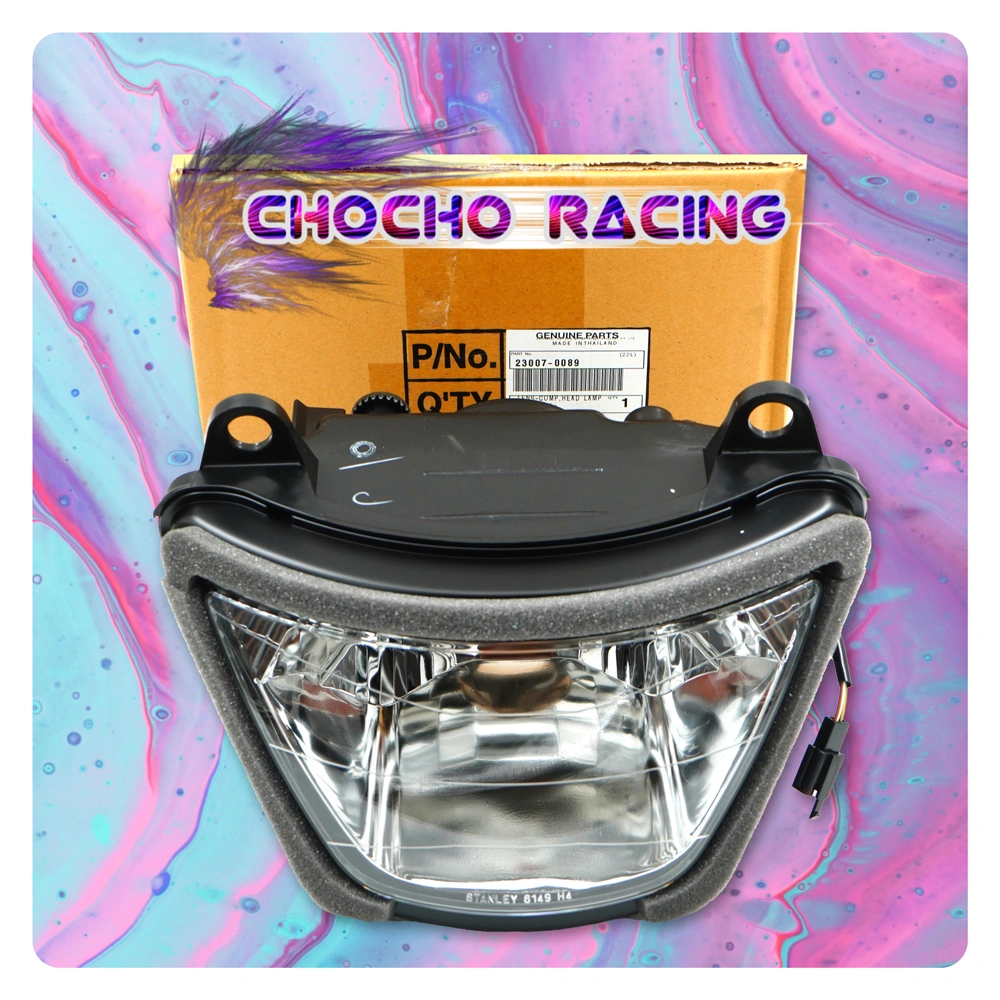 (089) REFLEKTOR REFLECTOR HEADLAMP LAMPU DEPAN FARING NINJA 150 RR OLD ZX CBU ORIGINAL KAWASAKI