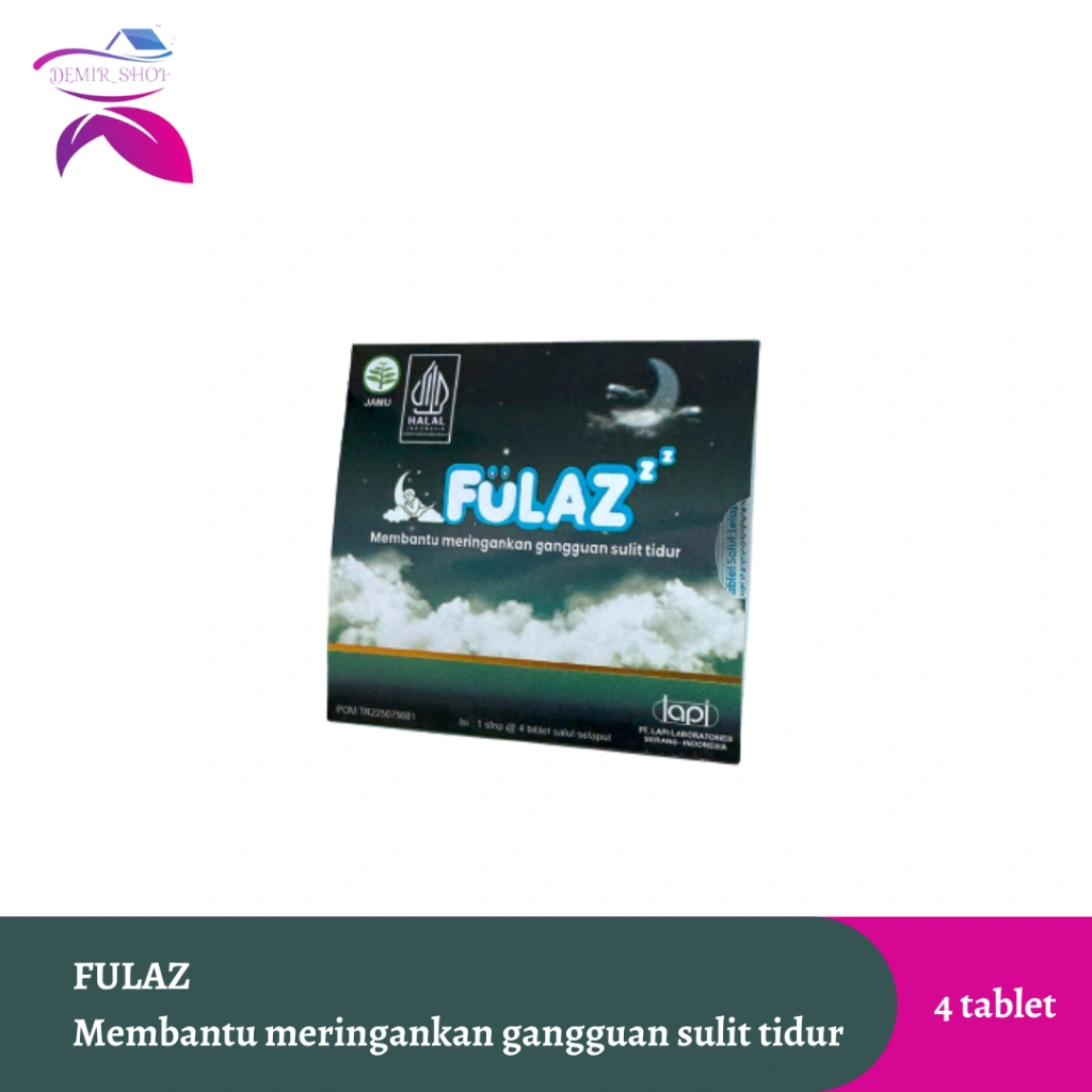 Fulaz Strip 4 Tablet / Mengatasi Gangguan Sulit Tidur
