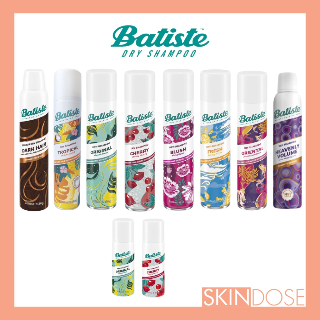 Batiste Dry Shampoo - Shampoo Kering - Anti Lepek - Pengembang Rambut