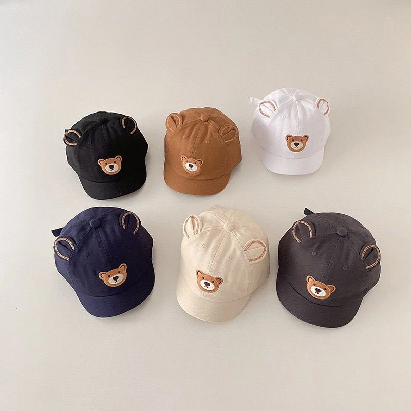 Babywill.Id Topi Anak Telinga Beruang Lucu | Topi Baseball Bayi Cowok Korea 1-5 Tahun Premium