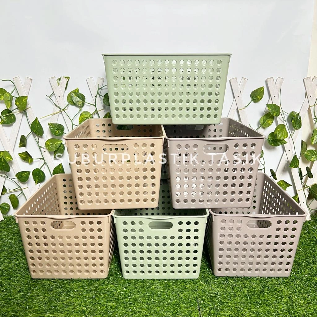 [6pcs] Keranjang Eriko Stock Basket 261, 262, A3 Rak Tempat Penyimpanan Serbaguna Organizer Kosmetik