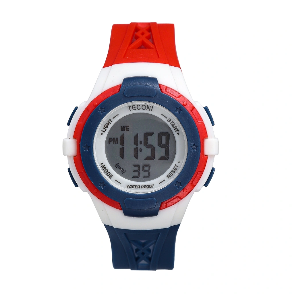 Teconi Jam Tangan Anak Digital Rubber Tone Fashion A012 - Anti Air Free Box Free Bubble