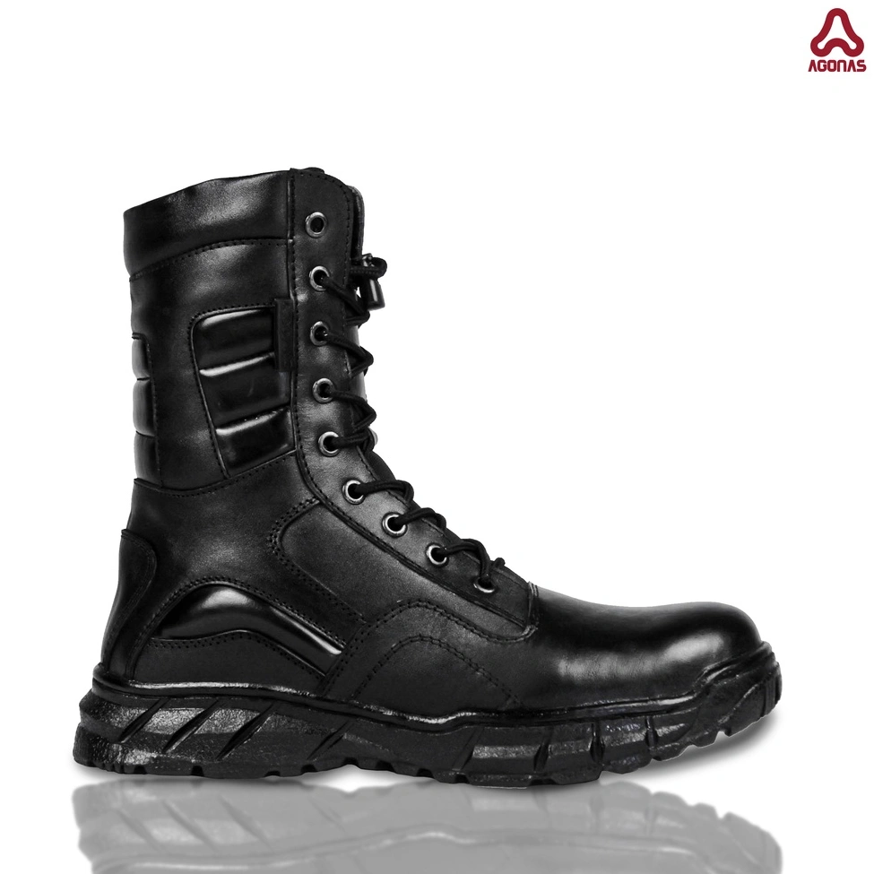 Agonas Sepatu PDL Blackhawk Kulit Sapi Asli Sepatu Pdl Tni Polri Security Terlaris High Quality
