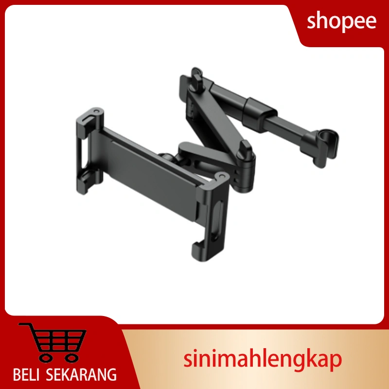 Car Back Seat Headrest Mount Phone Holder HP Tablet iPad Jok Kursi Mobil