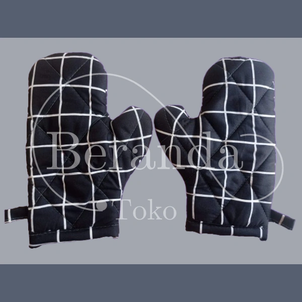 Sarung Tangan Oven Tahan Panas Sepasang 2 pcs : Perlindungan Ideal untuk Memasak dan Memanggang