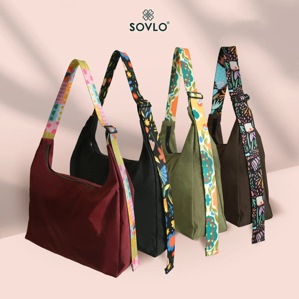 SOVLO Luna Shoulder Sling Bag - Tas Pundak Selempang 2 in 1