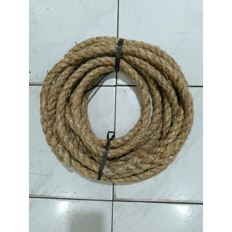 Tali panjat PLN /Tali panjat coklat tambang pengaman utk panjat tiang pju listrik....tali panjat dengan melilit di tubuh