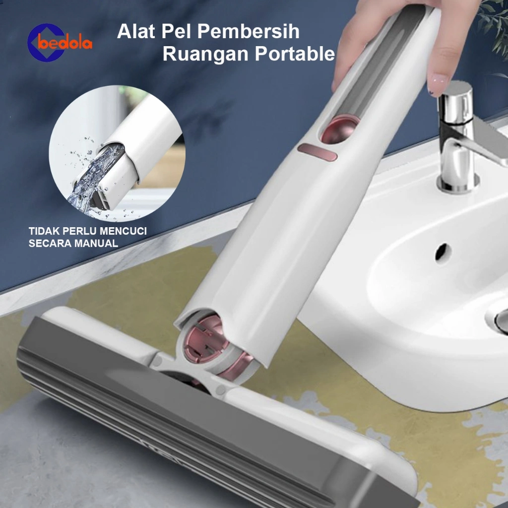 Alat pel pembersih ruangan portable mini mop portable mop pembersih kaca jendela dapur mutifunsi