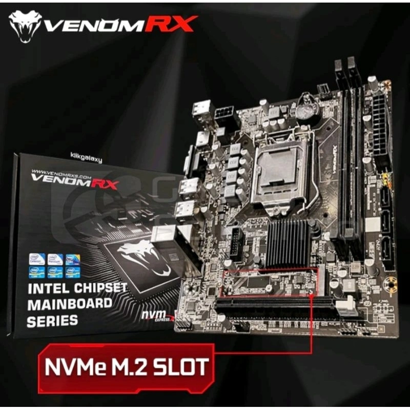 Motherboard Venom RX H110 DDR4 LGA 1151 ( Slot NVME )