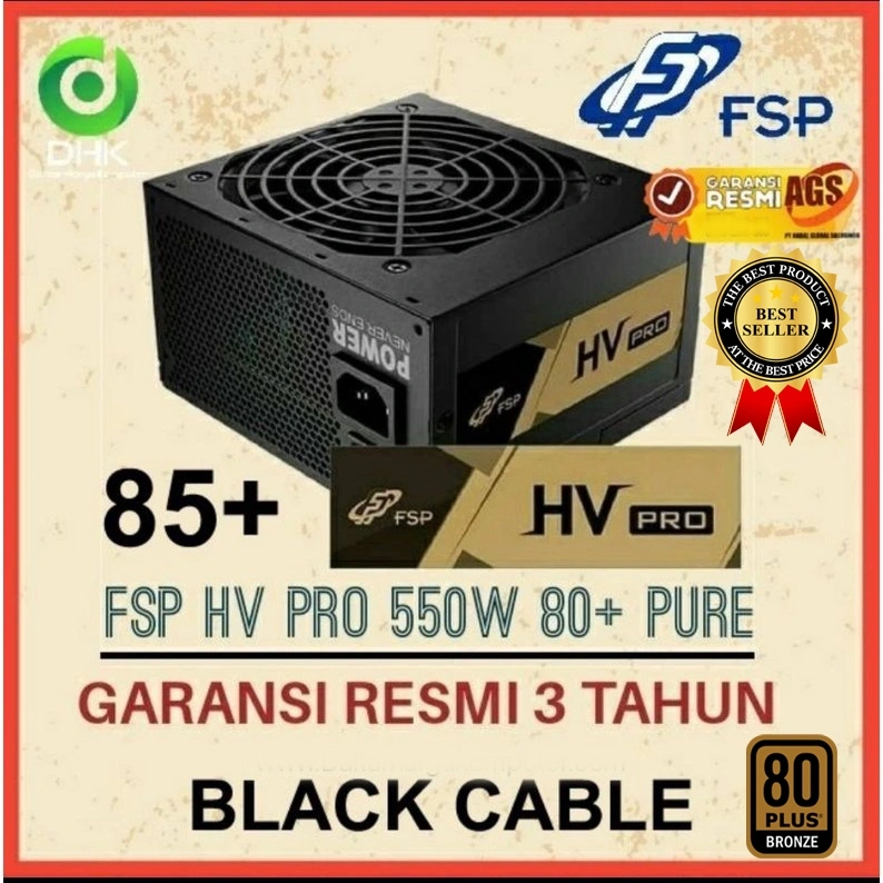 PSU FSP HV PRO 550W 85 Plus power supply