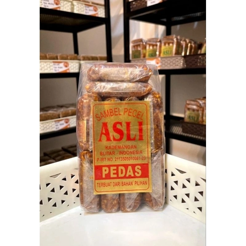 Sambel Pecel Asli Blitar 425 Gram Isi 10PCS Free Buble Warp
