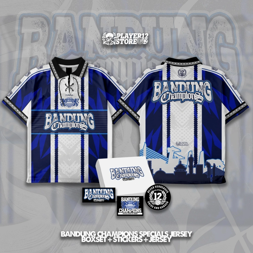 Player 12 Store - Jersey Vintage Persib Bandung - Kaos Bobotoh - Baju Bola Classic Retro Keren