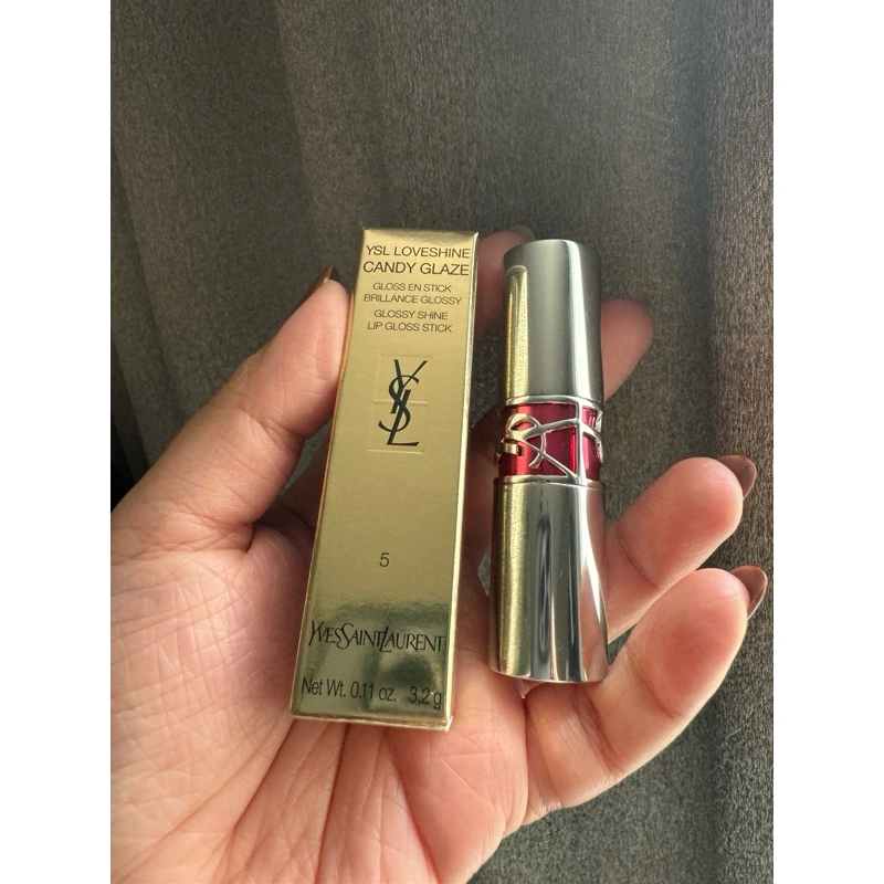 ¥$L Rouge Volupte Candy Glaze Glossy Shine Lip Gloss Stick no 5 Pink Satisfaction / LOVESHINE