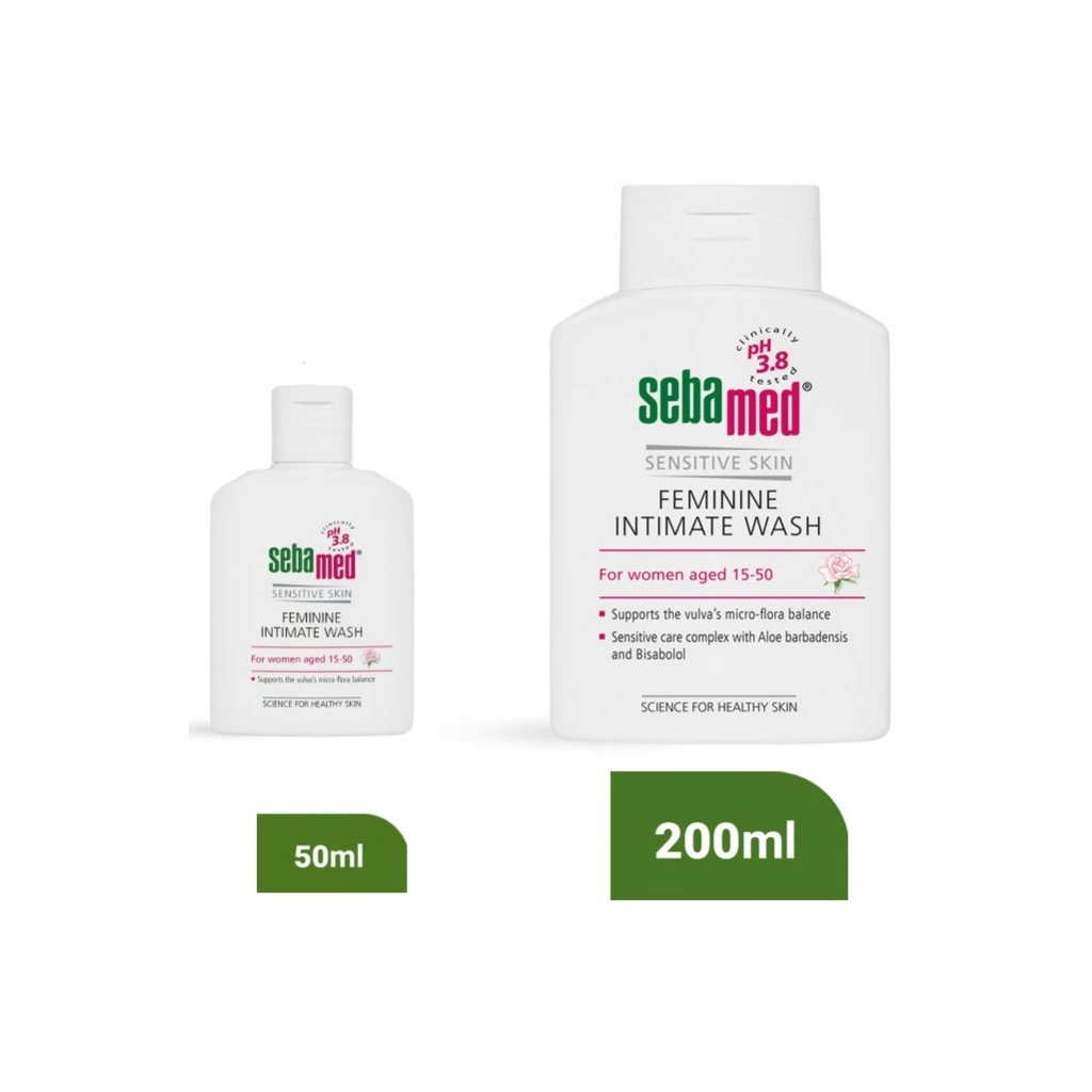 Sebamed Feminine Intimate Wash 50ml TRAVEL SIZE - 200ml Sabun Kewanitaan 50 ml 200 ml Usia 15-50thn