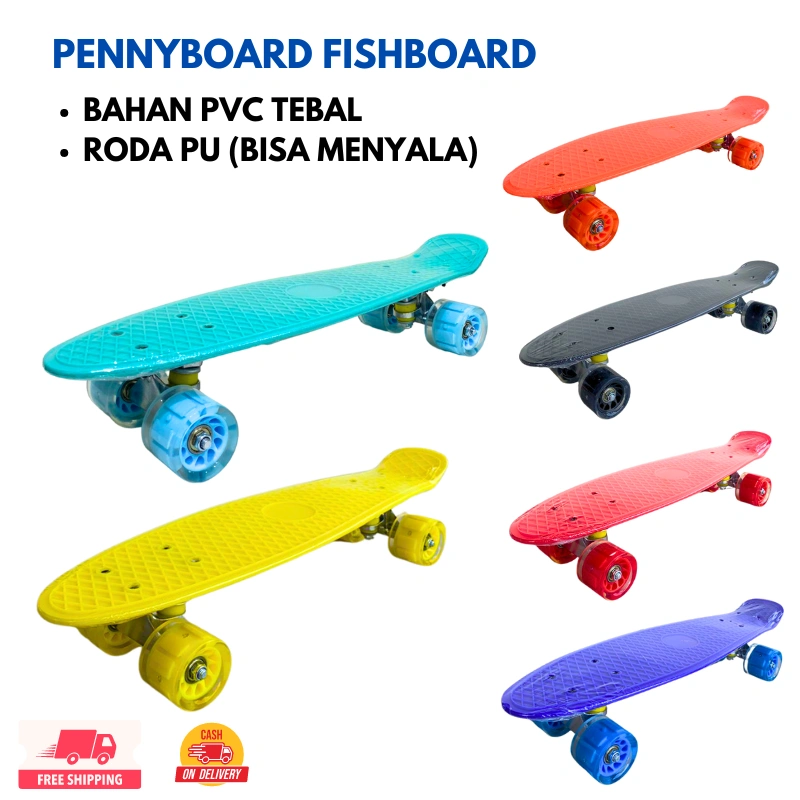 PENNYBORD SKATE BORD FISH BANANA BOARD POLOS