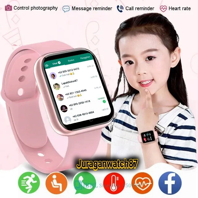 Jam Pintar Hp Smartwatch D20 Y68 Jam Tangan Digital Sport Bluetooth Bisa Ganti Wallpaper Smart Watch Pelacak Kebugaran Pedometer Heart Rate Monitor Detak Jantung Tekanan Darah olahraga Anti Air