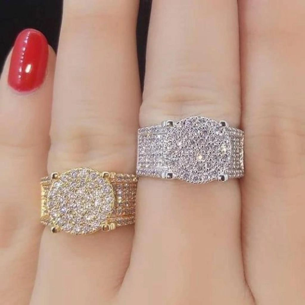 La Vienne - Sultan Malya - Cincin Titanium Wanita Anti Karat - Perhiasan Perempuan Mewah Elegan