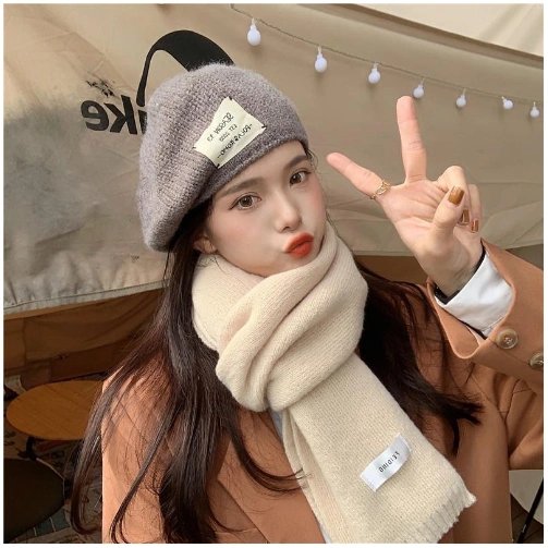 Scarf Syal Leher Wanita Musim Dingin / Winter Shawl