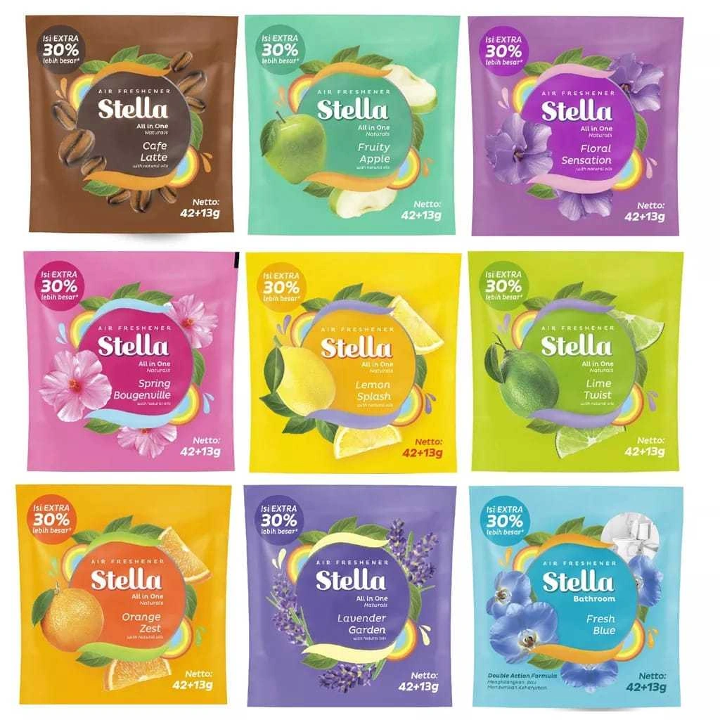 STELLA GANTUNG ALL IN ONE 55GR / PENGHARUM RUANGAN GANTUNG / STELLA AIR FRESHENER