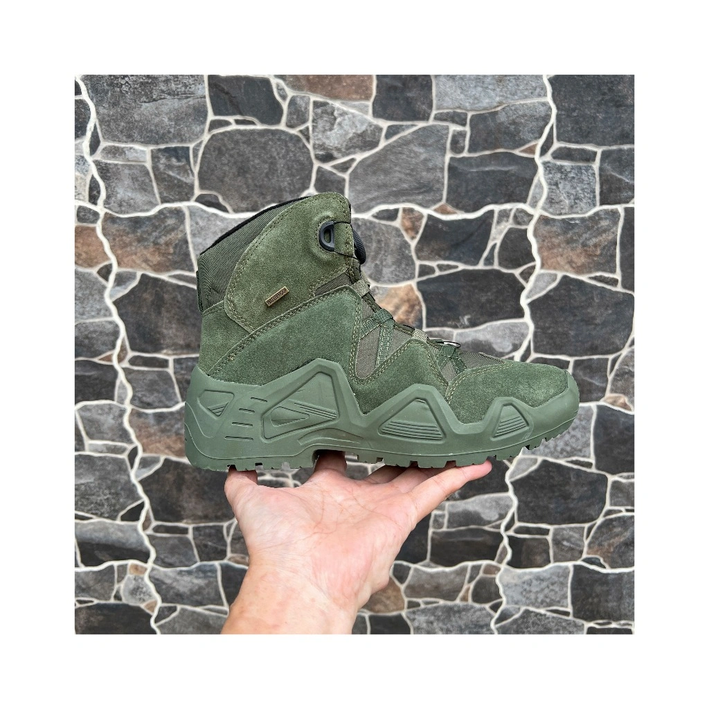 Sepatu Combat Boots PDL ARMORY Mid-BLW [PUTAR] 6-Inch - Sepatu Gunung HIJAU