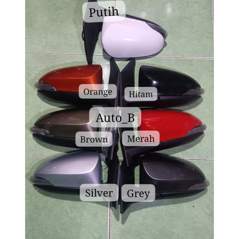 Spion Calya Sigra Manual Dengan Sein 1 Set KANAN DAN KIRI (SEIN UTUH BUKAN HANYA MODEL BOLAM DENGAN MIKA SAJA)
