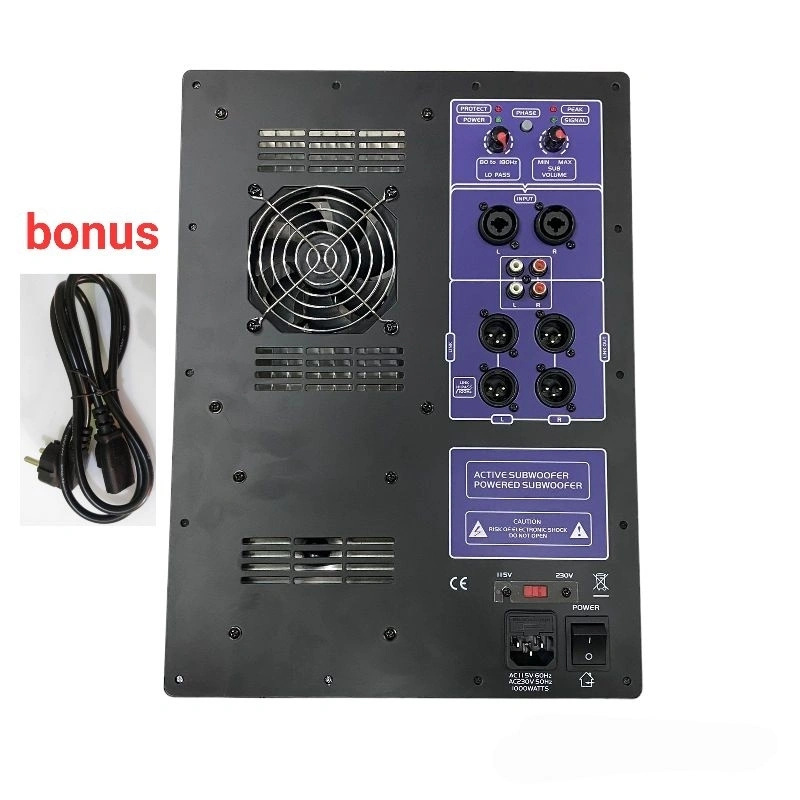 power kit Aktif mesin subwoofer aktip untuk subwoofer 15-18 inch 2000 watt