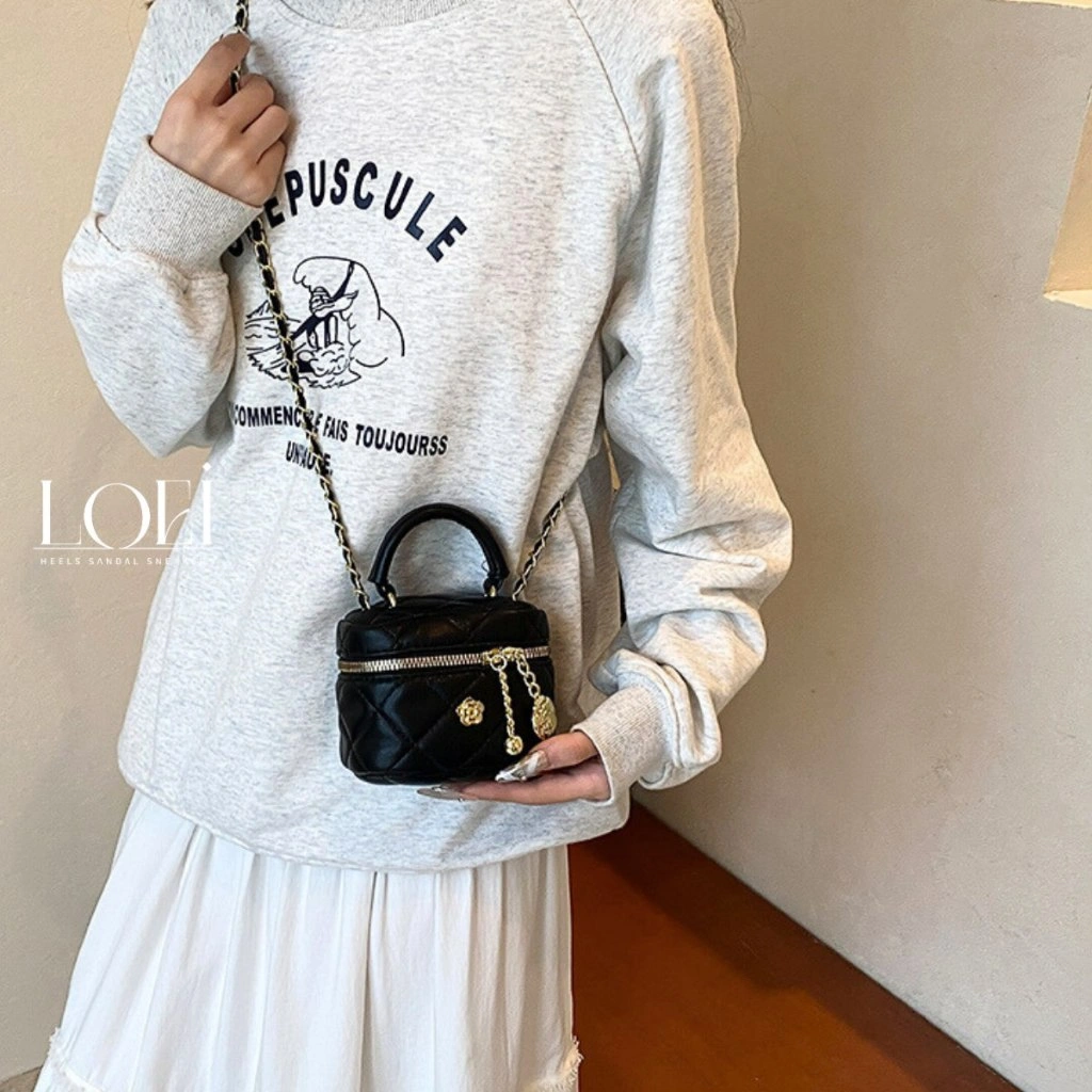 LOEI Marissa Tas Mini Selempang Rantai Wanita Crossbody Chain Bag 2728