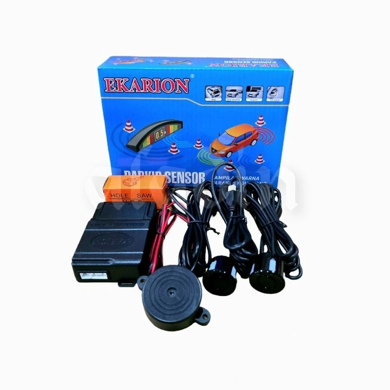 Sensor Parkir Mundur Mobil 2 Titik Parking Sensor 2 Mata Ekarion