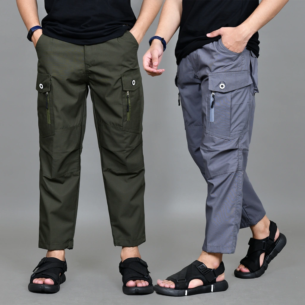 Tayma Celana Cargo Pria Sirwal Outdoor Tactical Pants Pinggang Karet Fleksibel Bultop Premium Nyaman