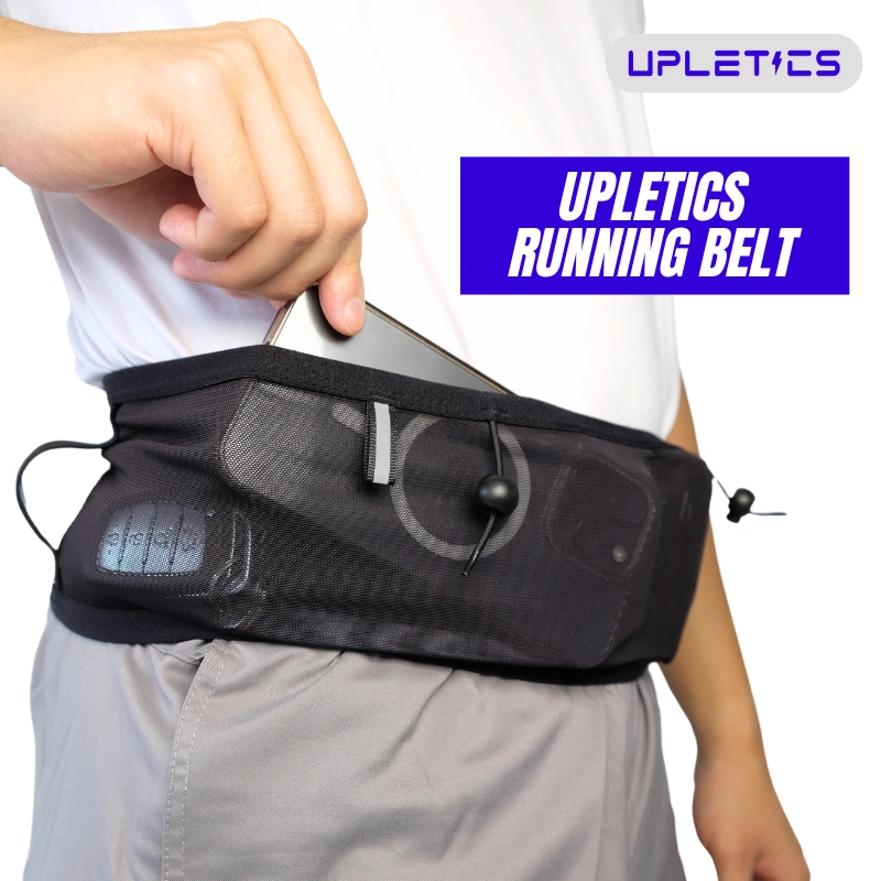 Upletics PACE Running Belt | Running Waist Bag | Tas Pinggang Lari Sepeda Hiking Trail | Sabuk Lari Elastis Anti Goyang