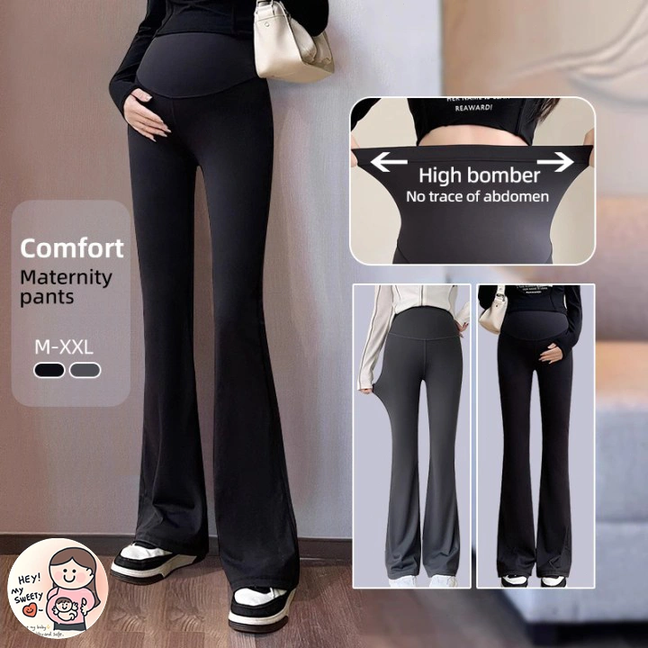 Ibu Hamil Megandung Pregnancy Pants Celana celana cutbray ibu hamil Jeans Hamil Maternity Pants Seluar Pregnant Seluar Perempuan Pregnant Seluar Y119