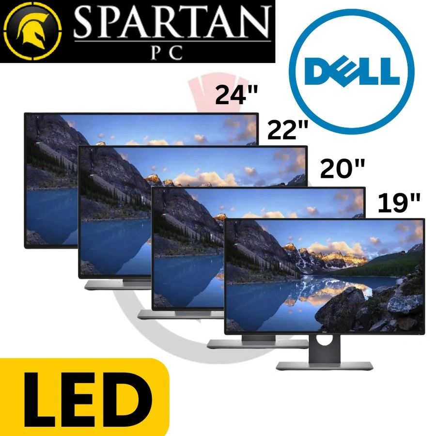 LCD Monitor Dell 19 / 20 / 22 / 24 inch Wide Layar Komputer with LED