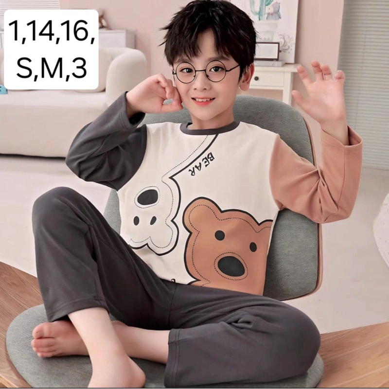 BAJU PIYAMA ANAK BALITA 5-10THN NEW KAOS PREMIUM IMPORT SET CELANA